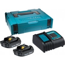 Зарядное устройство Makita DC18SD + 2x BL1815N