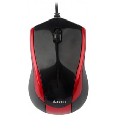 Мышь  A4Tech N-400-2 Black/Red USB