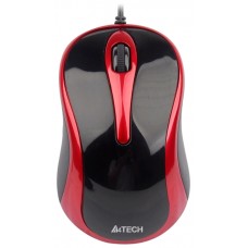 Мышь  A4Tech N-360-2 Black/Red USB