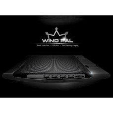 Охлаждающая подставка для ноутбука DeepCool Wind Pal Black