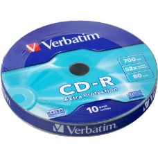 Диск CD-R Verbatim 700Mb 52x Extra Protect (10шт) (43725)