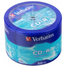 Диск CD-R Verbatim 700Mb 52x Extra Protect (50шт) (43728)