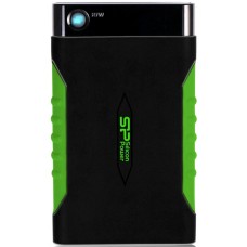 Внешний жесткий диск  1Tb Silicon Power Armor A15 Black/Green (SP010TBPHDA15S3K)