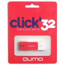 USB Flash накопитель   32Gb QUMO Click Crimson