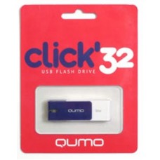 USB Flash накопитель   32Gb QUMO Click Sapphire