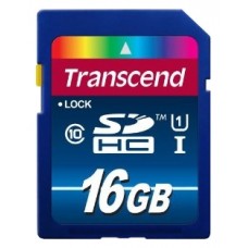 Карта памяти   16Gb Transcend SDHC Class 10 (TS16GSDU1)