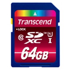 Карта памяти   64Gb Transcend SDXC Class 10 (TS64GSDXC10U1)