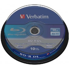 Диск BD-R Verbatim 50Gb 6x Cake Box (10 шт.) (43746)