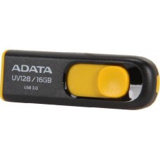 USB Flash накопитель   16Gb ADATA UV128 Black/Yellow