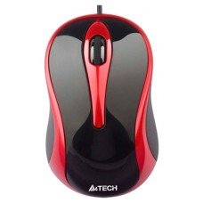 Мышь  A4Tech N-350-2 Black/Red