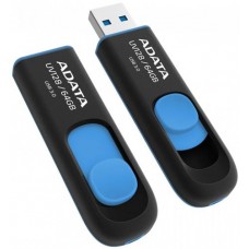 USB Flash накопитель   64Gb ADATA UV128 Black/Blue