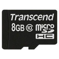 Карта памяти    8Gb MicroSD Transcend Class 10 (TS8GUSDC10)