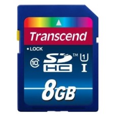 Карта памяти    8Gb Transcend SDHC Class 10 (TS8GSDU1)