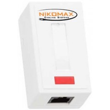 Сетевая розетка NIKOMAX NMC-WO1UD2-WT