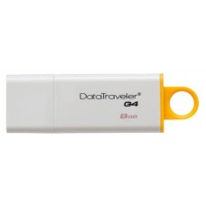 USB Flash накопитель 8Gb Kingston DataTraveler G4 White/Yellow (DTIG4/8GB)