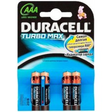 Батарейка Duracell Turbo (AAA, Alkaline, 4 шт)