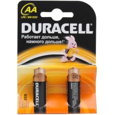 Батарейка Duracell Basic (AA, Alkaline, 2 шт)