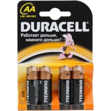 Батарейка Duracell Basic (AA, Alkaline, 4 шт)