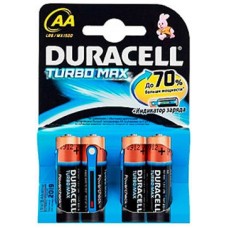 Батарейка Duracell Turbo (AA, Alkaline, 4 шт)