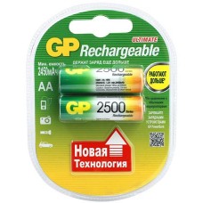 Аккумулятор GP (AA, NiMH, 2500mAh, 2 шт)