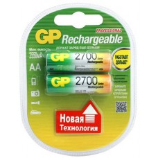 Аккумулятор GP (AA, NiMH, 2700mAh, 2 шт)