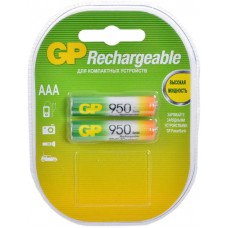 Аккумулятор GP (AAA, NiMH, 950mAh, 2 шт)