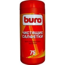 Buro чистящие салфетки для плазменных экранов, туба 75 шт (BU-TPSM)