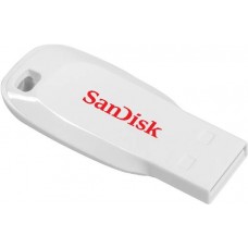 USB Flash накопитель 16Gb SanDisk Cruzer Blade White (SDCZ50C-016G-B35W)