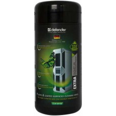 Defender CLN 30100 влажные чистящие салфетки для офисной техники, туба 100 шт