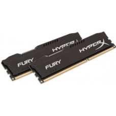 Оперативная память 16Gb DDR-III 1600MHz Kingston HyperX Fury Black (HX316C10FBK2/16) (2x8Gb KIT)