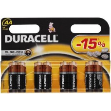 Батарейка Duracell Basic (AA, Alkaline, 8 шт)