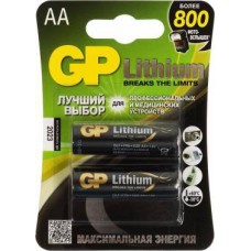 Батарейка GP 15LF Lithium (AA, 2 шт)