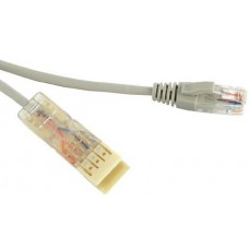 Патч-корд Hyperline PC-110-RJ45-2P-CX-3M-GY