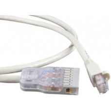 Патч-корд Hyperline PC-110-RJ45-4P-C6-2M-GY