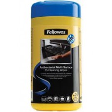 Fellowes Multi Surface Cleaning Wipes салфетки для любых поверхностей, туба, 100шт (FS-22109)