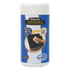 Fellowes Screen Cleaning Wipes салфетки для экранов, туба, 100шт (FS-22117)