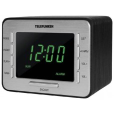 Радиобудильник Telefunken TF-1508 Black/Green