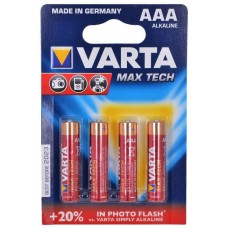 Батарейка Varta Max Tech / Max Power (AAA, 4 шт)