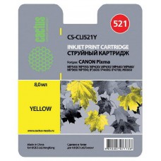 Картридж Cactus CS-CLI521Y