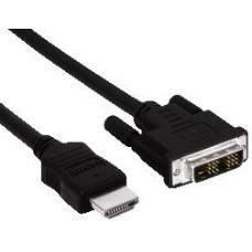 Кабель HAMA HDMI - DVI-D, 1.5м (H-56443)