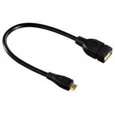 Переходник HAMA USB 2.0 A (F) - Micro USB B (M), 0.15м (H-78426)