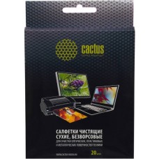 Cactus CS-T1003 чистящие салфетки для всех поверхностей, 15х13мм, 20шт