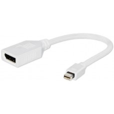 Переходник Gembird Mini DisplayPort (M) - DisplayPort (F) (A-mDPM-DPF-001-W)