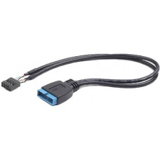 Переходник Gembird USB 2.0 - USB 3.0, 0.3м (CC-U3U2-01)