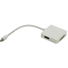 Переходник Telecom Mini DisplayPort (M) - Display Port/HDMI/DVI (TA554)