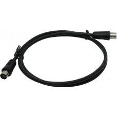 Кабель коаксиальный Telecom Coax (M) - Coax (F), 1m (TTV9501-1M)