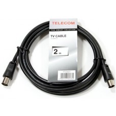 Кабель коаксиальный Telecom Coax (M) - Coax (F), 2m (TTV9501-2M)