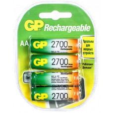 Аккумулятор GP (AA, NiMH, 2700mAh, 4 шт)