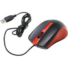 Мышь  Oklick 225M Black/Red USB