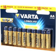 Батарейка Varta Long Life (AA, 10 шт)